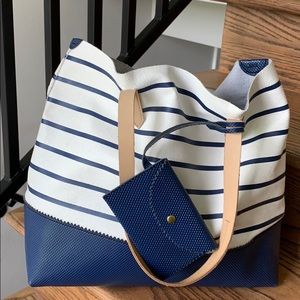 Super Cute Striped J. Crew Tote